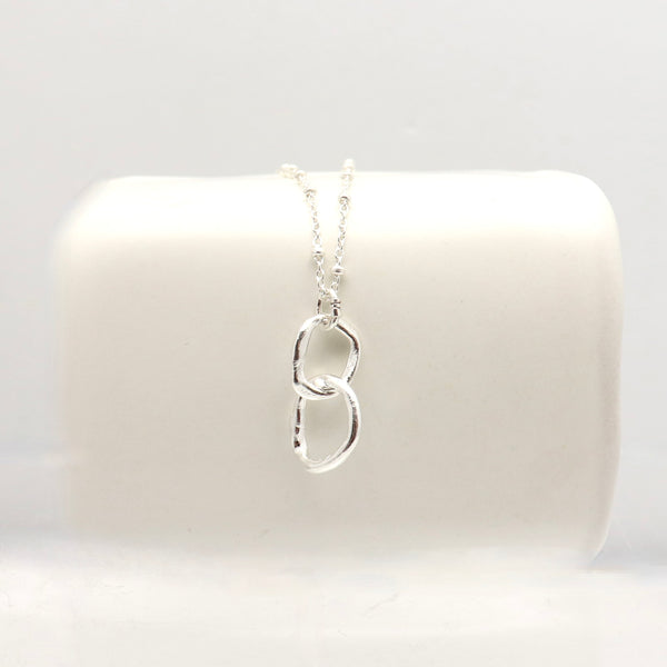 LINKS Collection: Petite Fine Silver Link Necklace