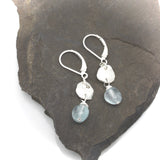 Lava Form Collection:  Wai Aquamarine Earrings