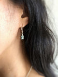 Cubist Collection: Blue Topaz Earrings