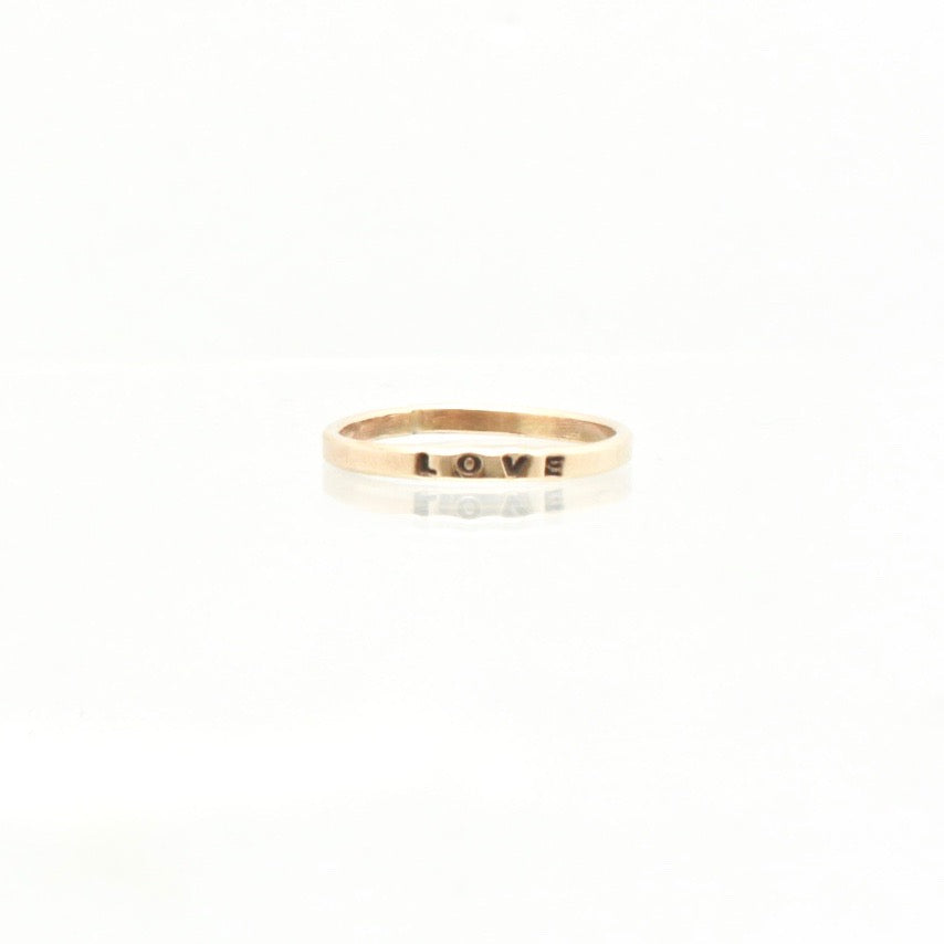 14 kt Gold Filled 2mm Personalized Ring