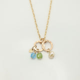 GOLD Birthstone Friendship Necklace