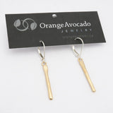 Arctic Blossoms:  Icicle Bronze Earrings