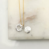 Alpine Collection:  2 Boulder Charm Necklace