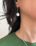 Alpine Collection: Boulder Freeform Silver Earrings