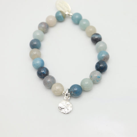 Alpine Collection:  Blue Trolleite Stone & Boulder Charm