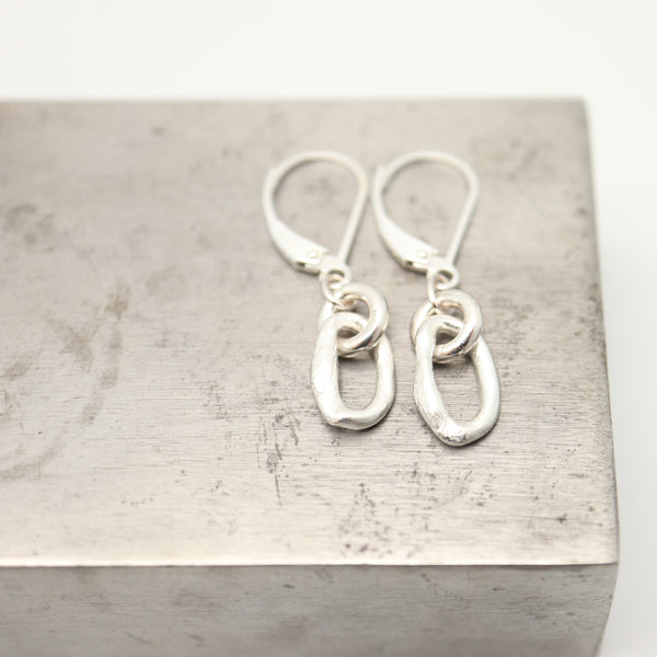 Curve Collection: Silver Curve Earrings