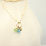 GOLD Birthstone Friendship Necklace