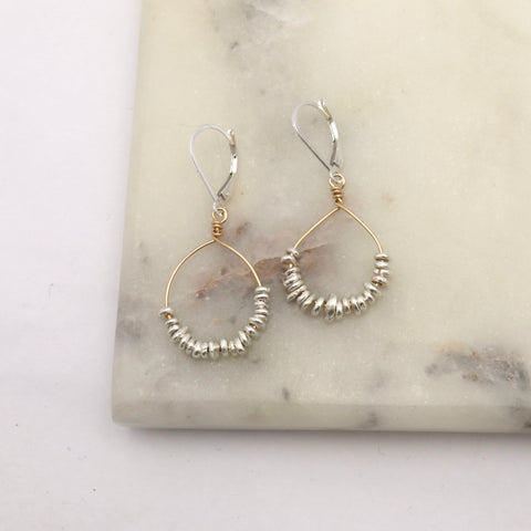 Drift Collection:  Drift Nugget Earrings