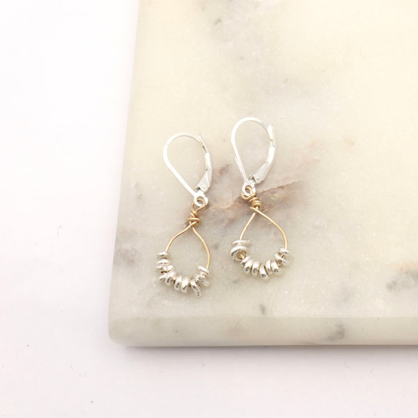 Drift Collection:  Drift Petite Nugget Earrings