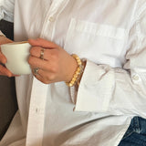 Helix Collection: Honey Jade Stretch Bracelet