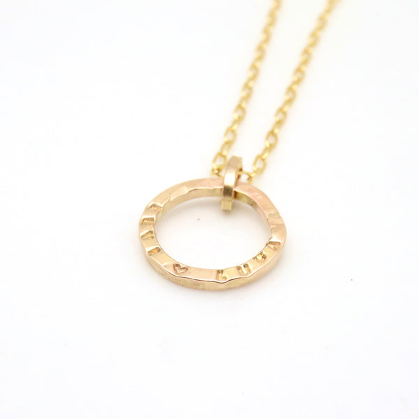 Gold Link Personalized Necklace