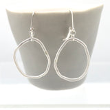 ERSA Bold Silver Oval Earrings