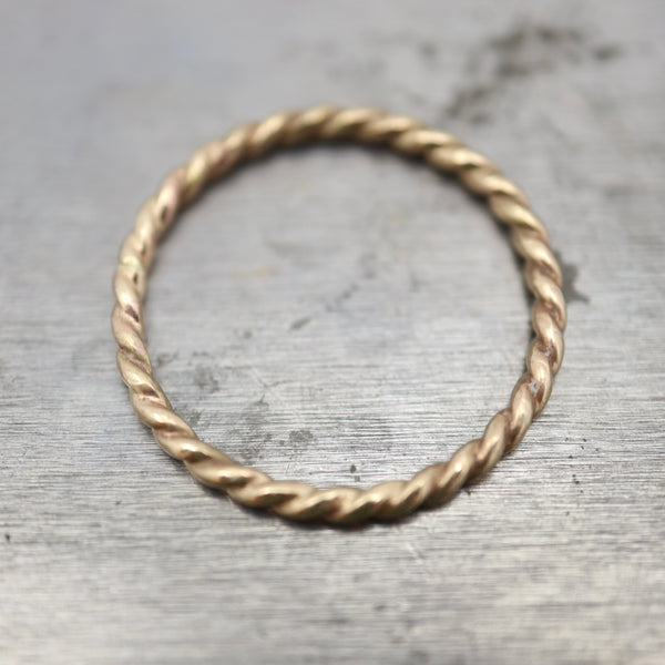 ERSA Gold Filled Twist Ring