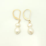 Duo Baroque & Fresh Water Pearl Earrings