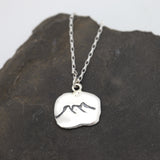 Three Sisters Mountains Necklace