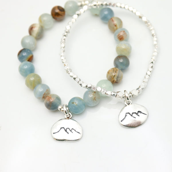 Three Sisters Mountains Necklace
