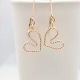 ADORE Gold Heart Earrings