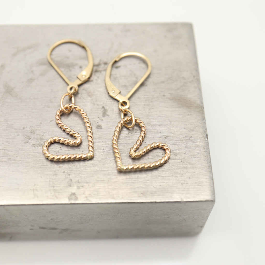 ADORE Gold Heart Earrings