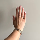 Dainty Hammered Gold-Filled Ring