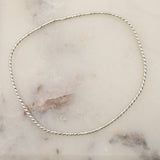 Entwined Collection:  Freeform Silver Bangle