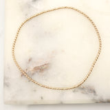 Entwined Collection:  Freeform Gold Bangle