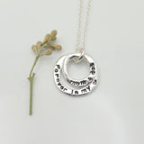 GRAD MMXXV (2025)  Collection: Two Silver Ring Necklace