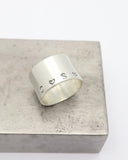 Sterling silver 8mm Ring