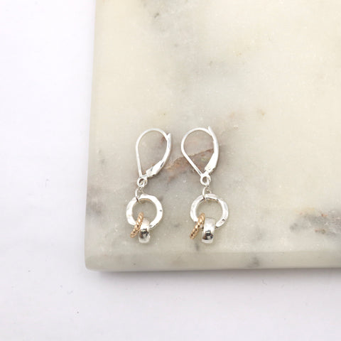 Drift Collection:  Drift Petite Link Earrings
