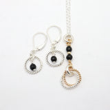 Halo Collection:  Halo Lariat Necklace - Short