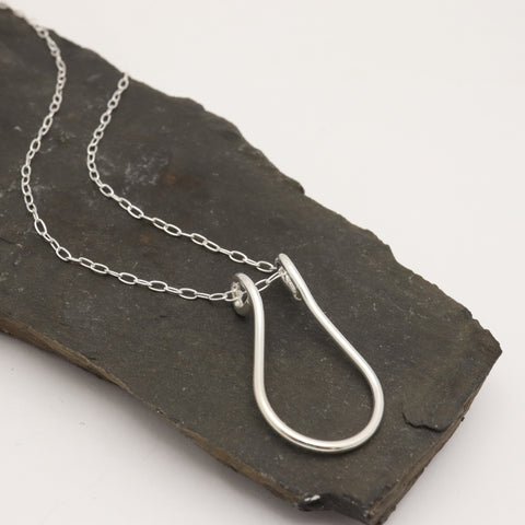 Ring Holder Necklace - All Sterling Silver