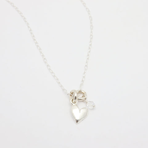 Bella Silver Heart Necklace