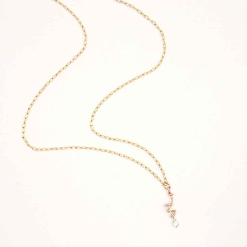 Helix Collection: Vine Necklace Gold