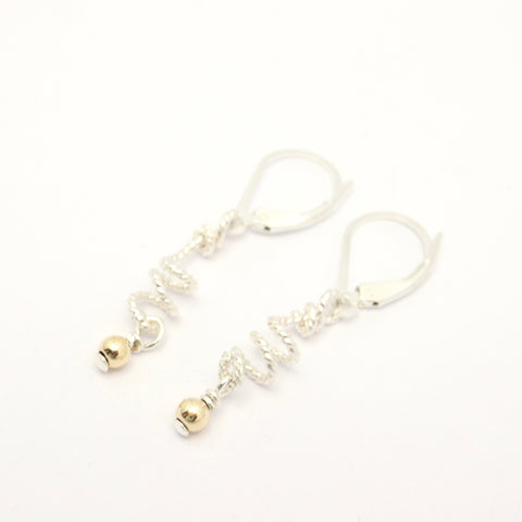 Helix Collection: Vine Earring Silver