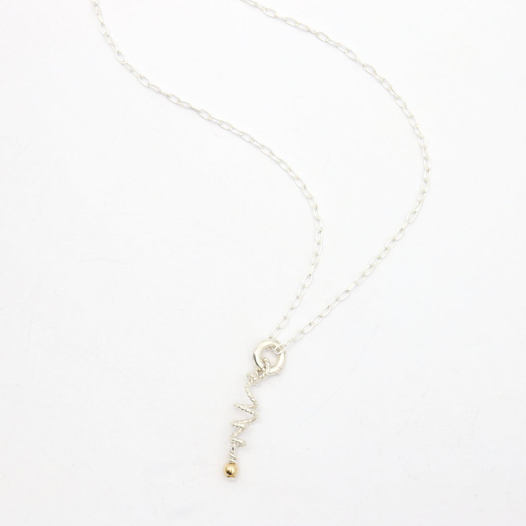 Helix Collection: Vine Necklace Silver