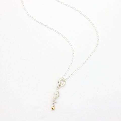 Helix Collection: Vine Necklace Silver