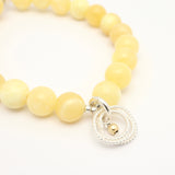 Helix Collection: Honey Jade Stretch Bracelet