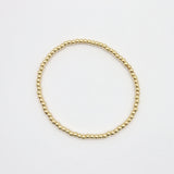 Gold-filled stretch bracelet