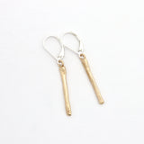 Arctic Blossoms:  Icicle Bronze Earrings