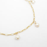 Cascade Pearl Drop Bracelet - Gold