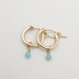 Birthstone MOD Gold Hoops
