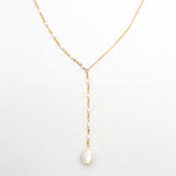 Veil Pearl Necklace - Gold