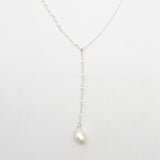Veil Pearl Necklace - Silver