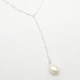 Veil Pearl Necklace - Silver