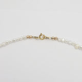 Elegant petite pearl necklace - Gold