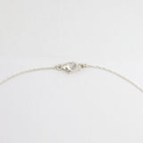 Whisper Drop Pearl silver necklace