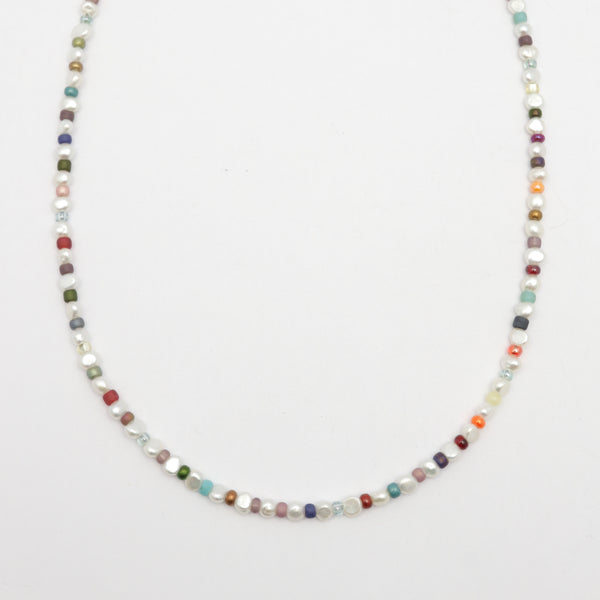 Pearl & Japanese Toho Seed Bead Necklace