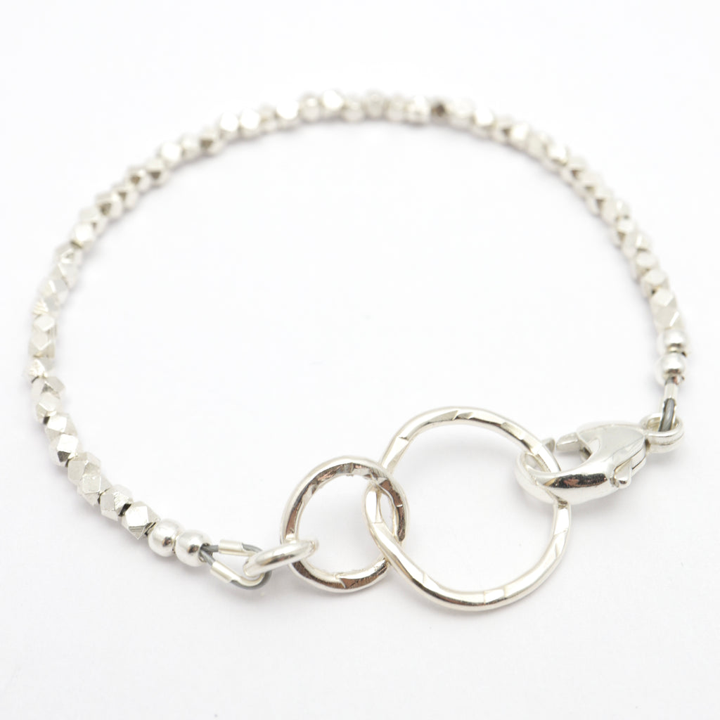 Family 2 Linked Bracelet - Silver Links