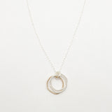 3 Decades Mixed Metal Necklace