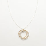 4 Decades Mixed Metal Necklace