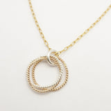 3 Decades Mixed Metal Necklace